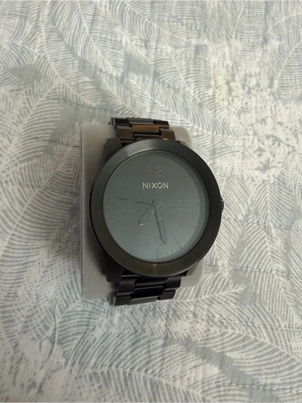 Nixon Black Stainless Steel Analog Watch